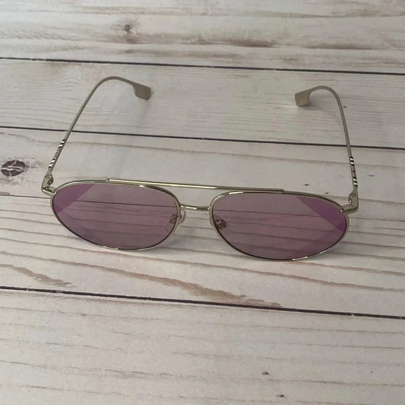 Rose and Light Gold Alice Burberry Women's Sunglasses - Picture 4 of 13